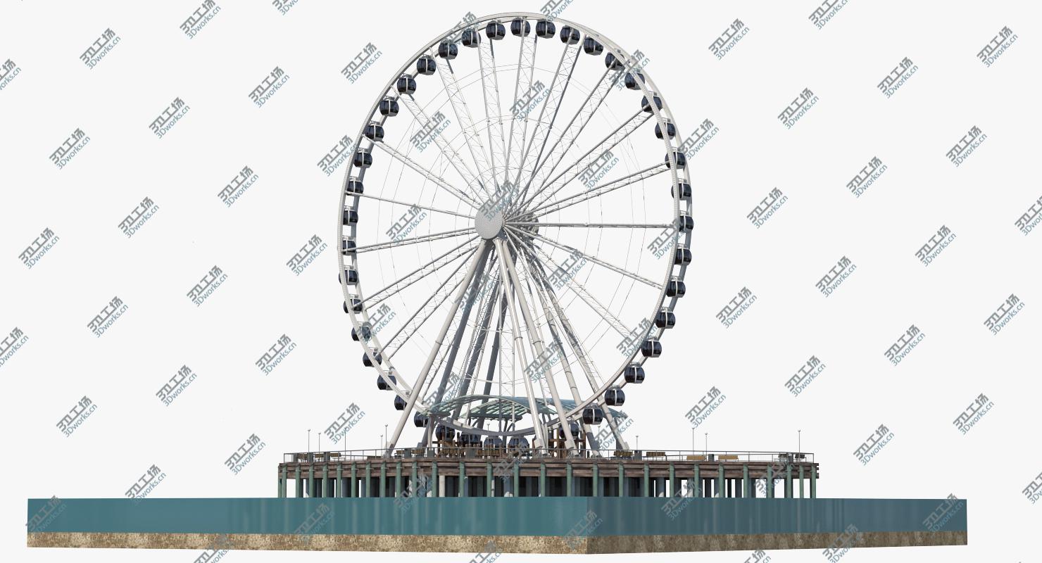 images/goods_img/202104021/3D model Seattle Great Ferris Wheel at Pier/2.jpg